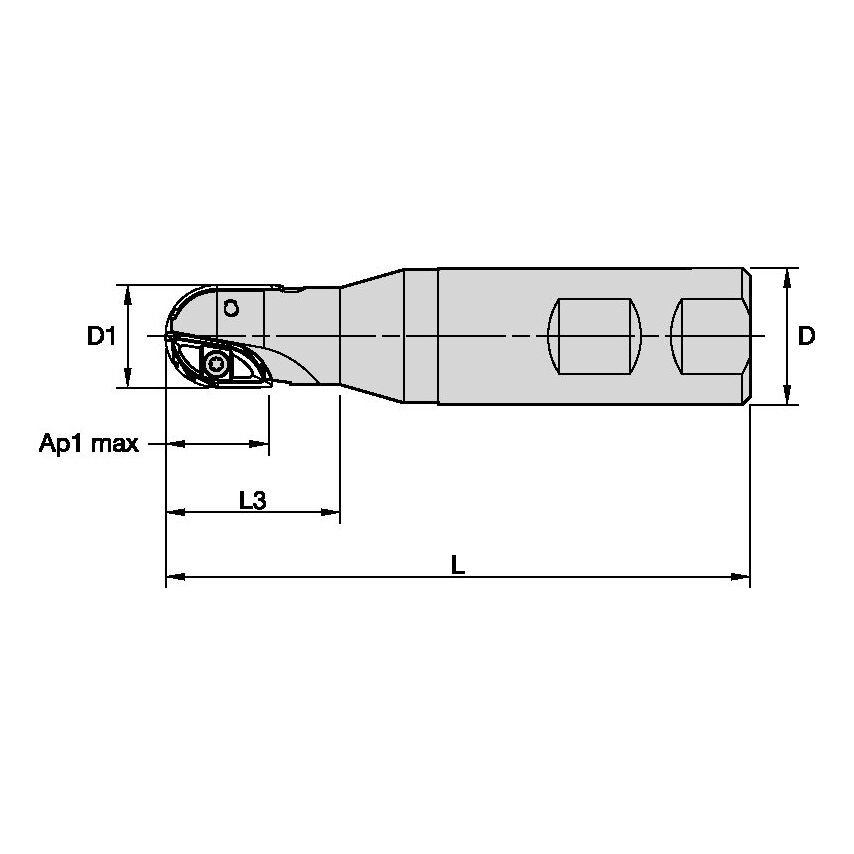 C5505VX06WA.750R2.00 Milling Toolholder