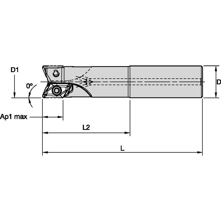 C5720VZ16CA1.25Z3R3.0 Milling Toolholder