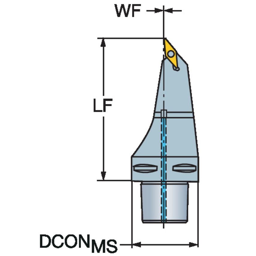 C6-SVMBL-00130-16 CoroTurn 107 Cutting Unit