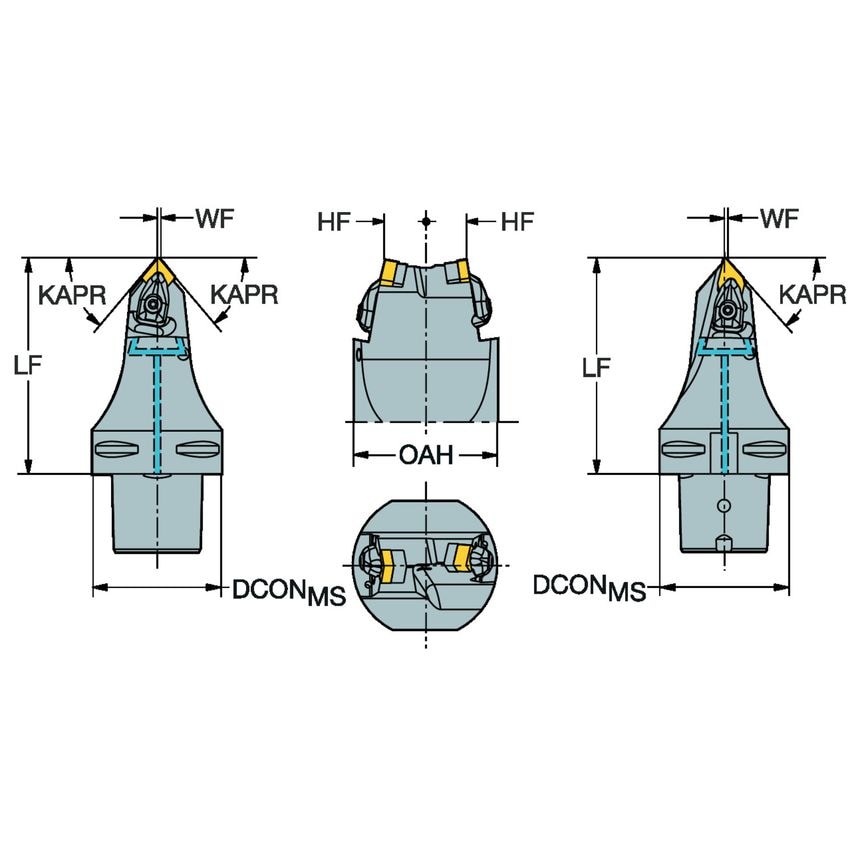 C6-TDCM12DDM15L105 CoroPlex TT Multi Tool