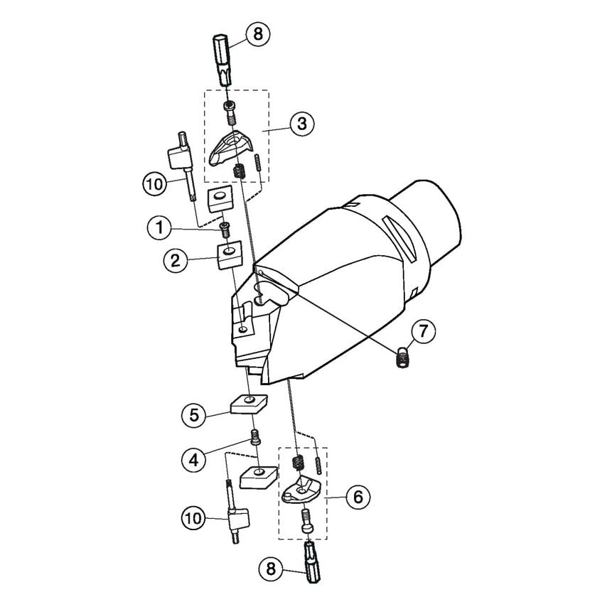 C6-TDCM12DDM15L130 CoroPlex TT Multi Tool
