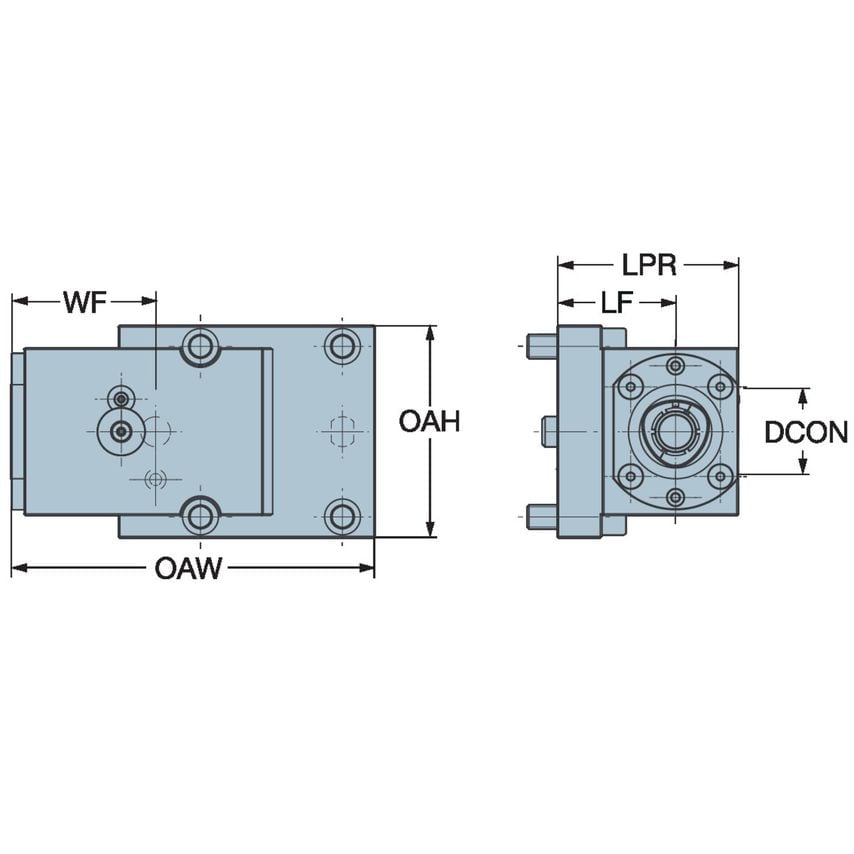 C6-TRI-MZ-F Clamping Unit