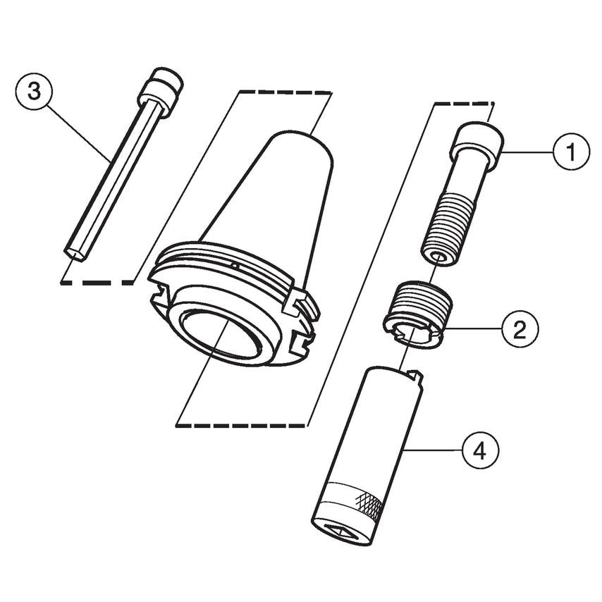 C8-390.670-50 100 Adapter