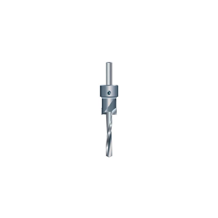 CB38-316 TC Professional 3/8IN TCT Counterbore with 3/16IN HSS Slow Spiral Drill