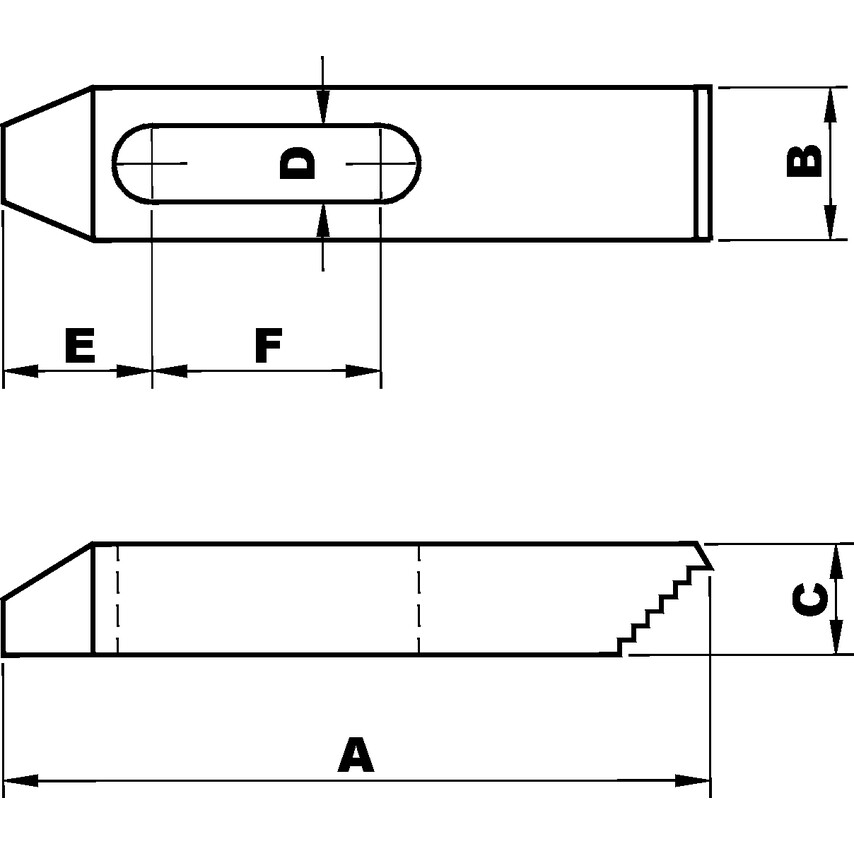 CC2514100 32 x 100mm M14 Step Clamp