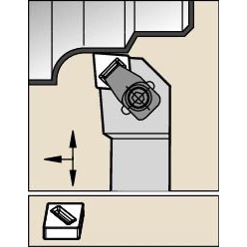 CCLNR3225P12-MN7 C Clamping Holder W25, 0MM L170