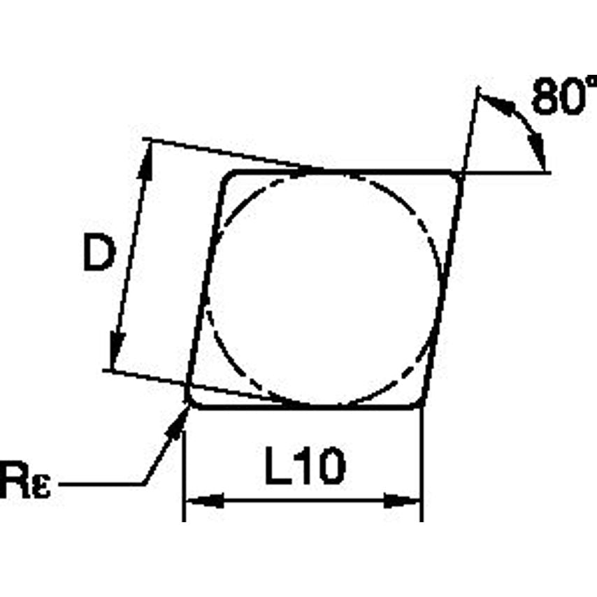 CNGX120412S02020 ANSI/ISO Turning Insert CN..