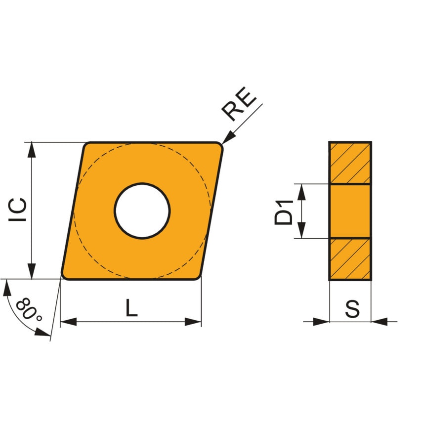 CNMG 190612-NRM T8430 Turning Insert - Negative