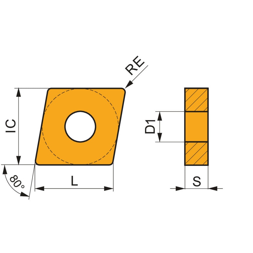CNMM 250924E-OR T9415 Turning Insert - Negative
