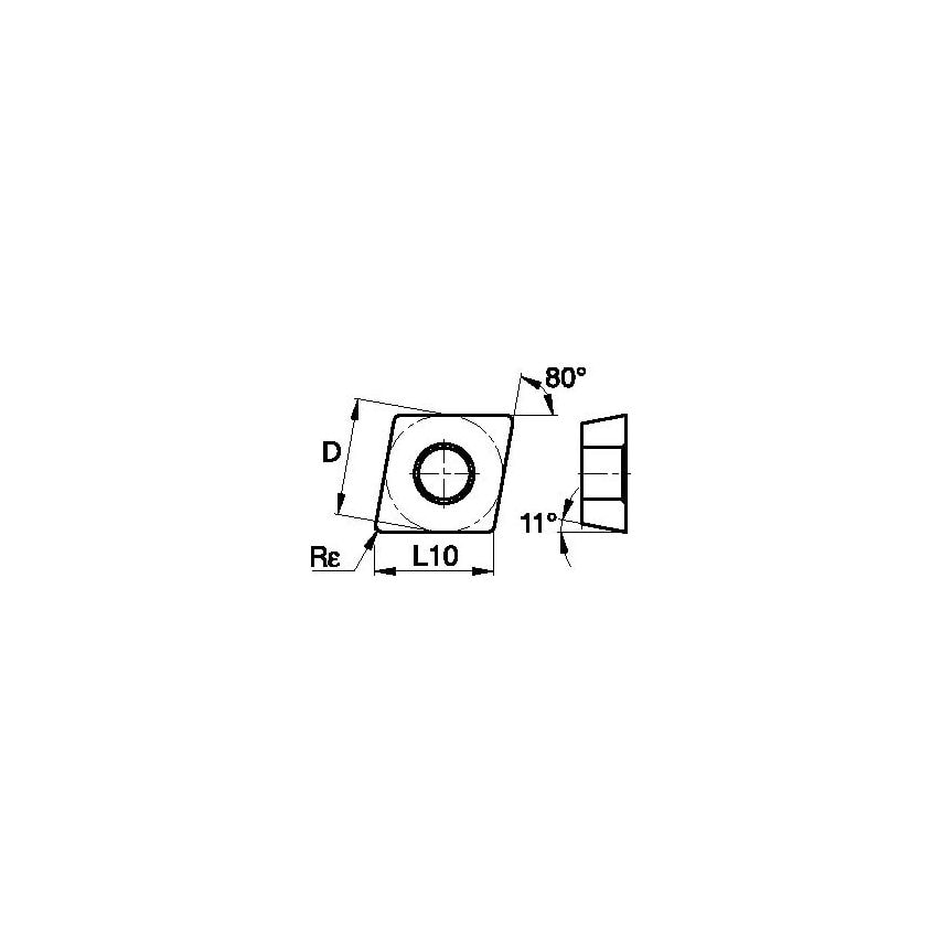 CPGW09T308S01015FWMT ANSI/ISO Turning Insert CP..