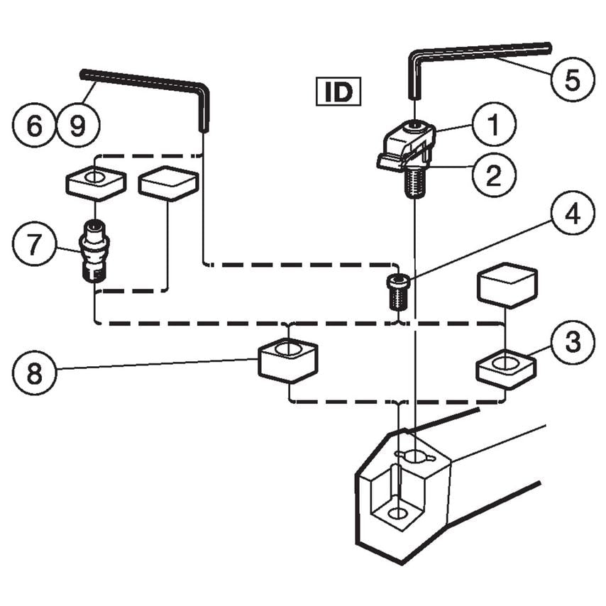 CRDNN 3225P 12-ID Tool Holder