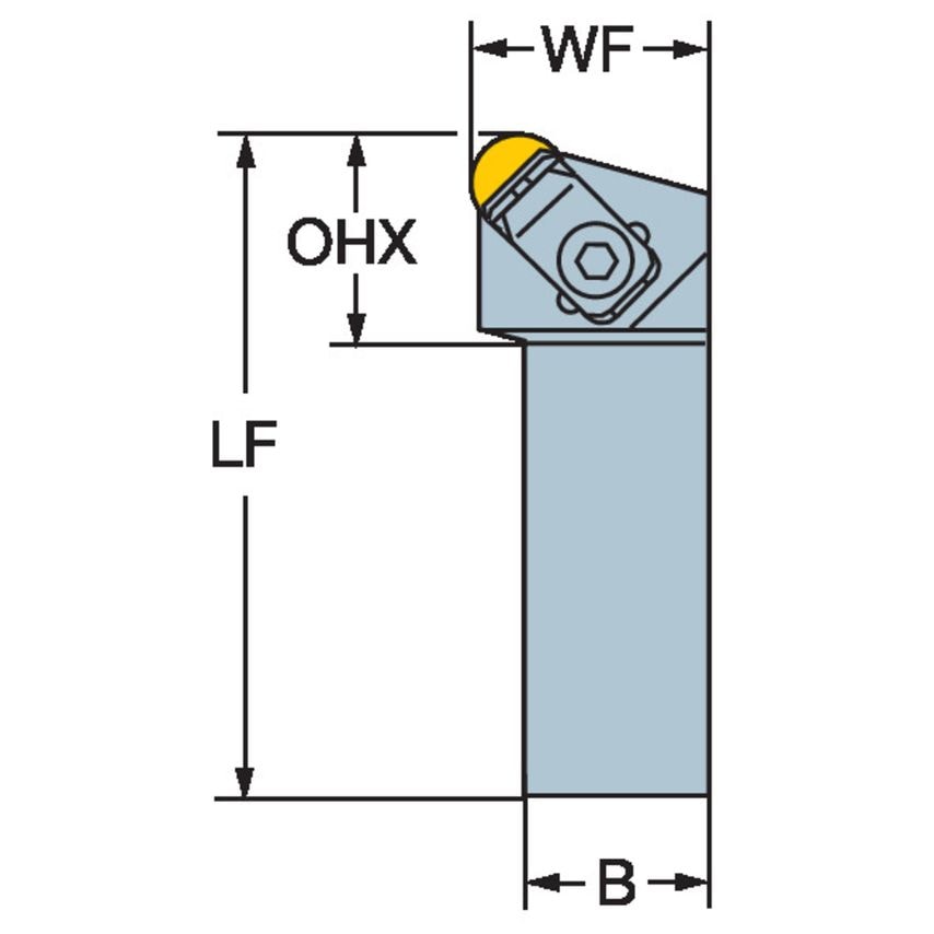 CRSNL 5040T 25-ID Tool Holder