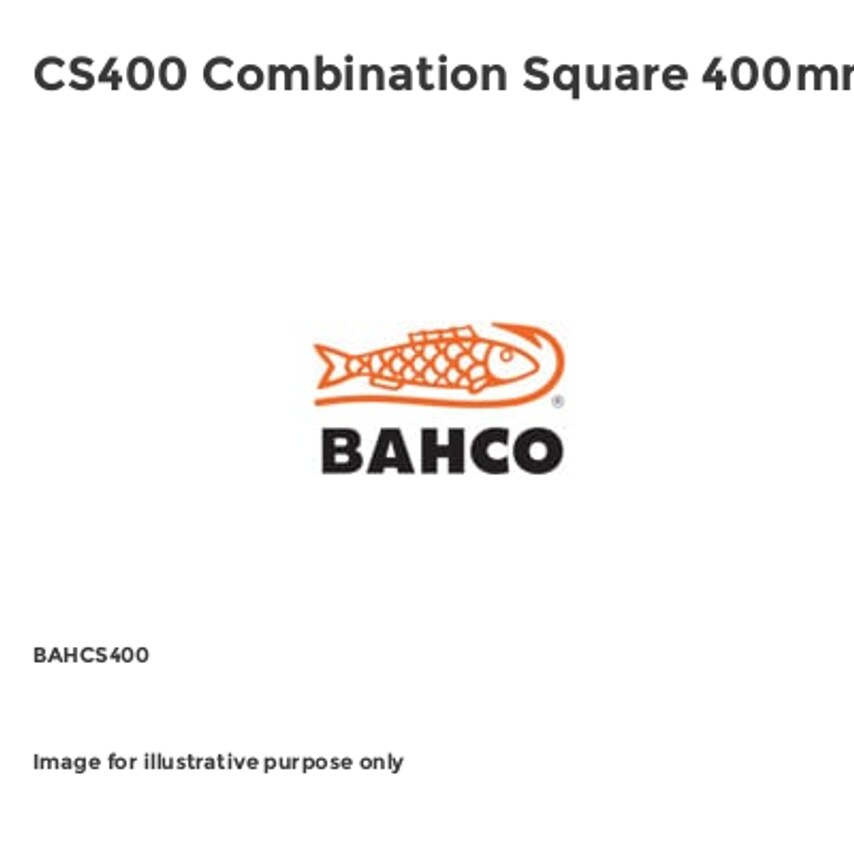 CS400 Combination Square 400mm BAHCS400