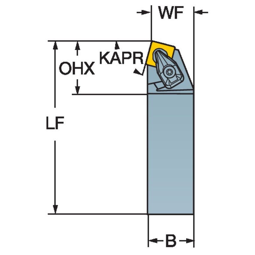 CSBPR 2525M 12 Tool Holder