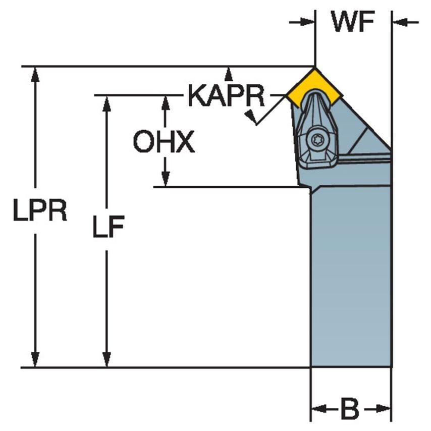 CSDPR 2525M 12 Tool Holder