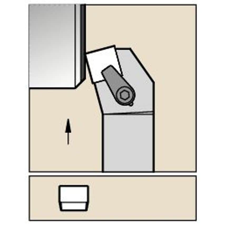 CSKPR164D C Clamping Holder W1.00 L6.00