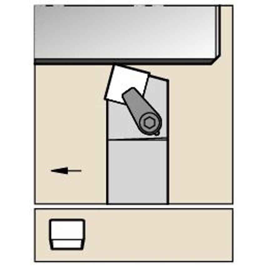 CSRPL164D C Clamping Holder W1.00 L6.00