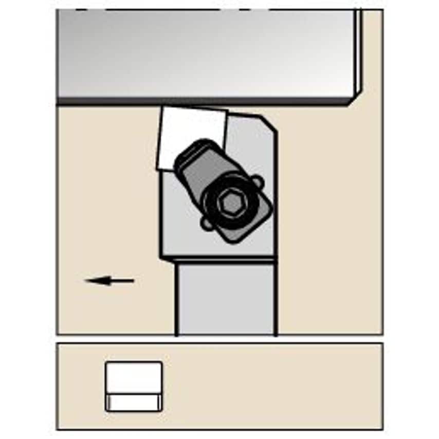 CSXNL2525M12-MN4 C Clamping Holder W25, 0MM L150