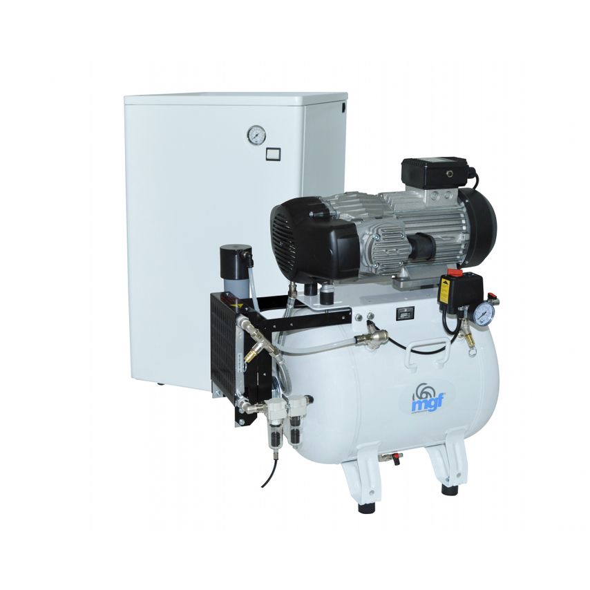 CS 30/15 Prime M Dental Compressor, 3 Chairs, 150 L/Min 5Bar, 53 dB (A) In Silent Cabinet