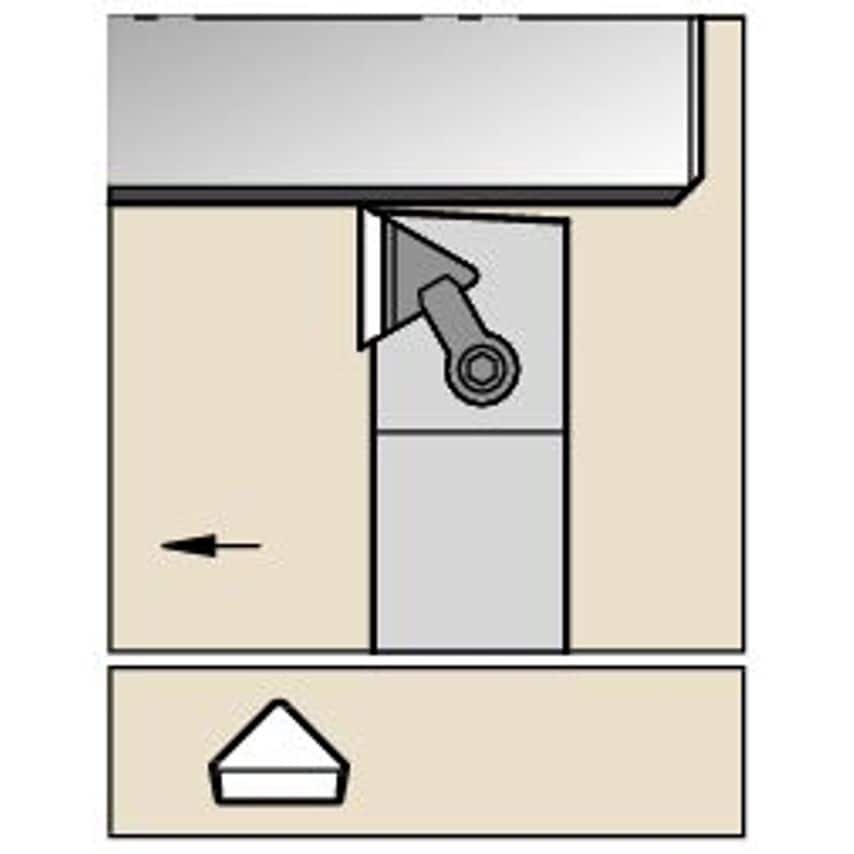 CTAPR163D C Clamping Holder W1.00 L6.00