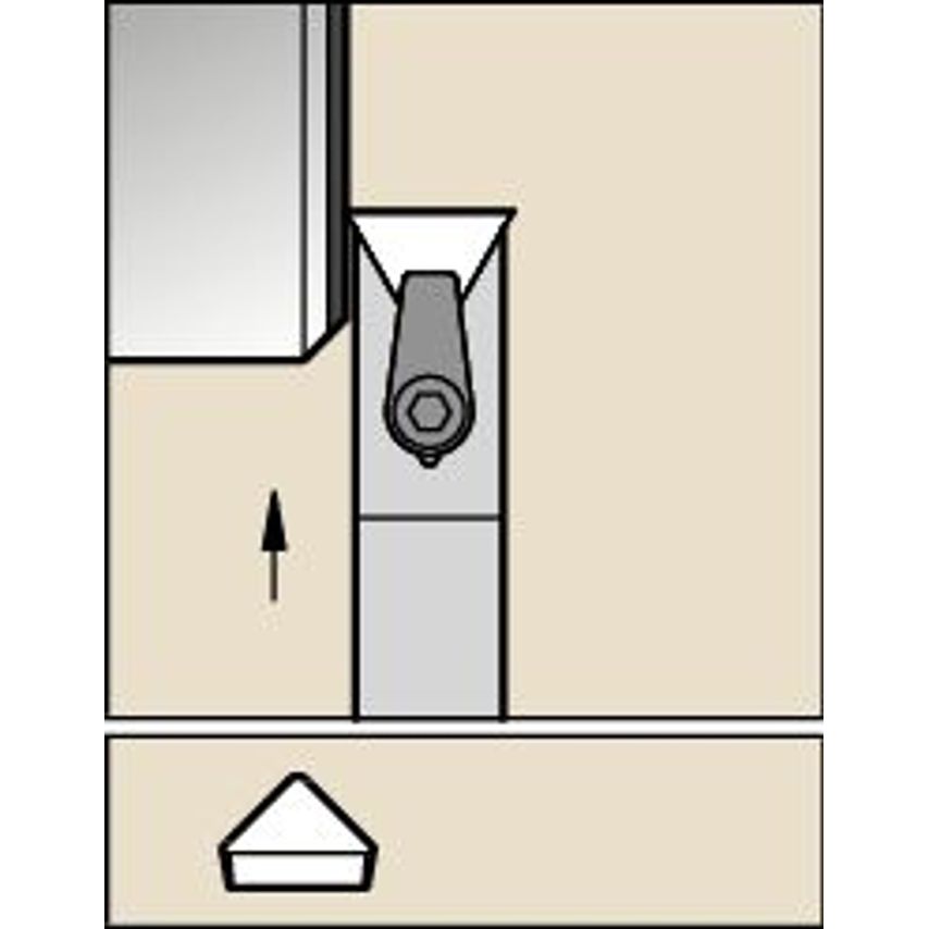CTCPN2518M22 C Clamping Holder W18, 0MM L150