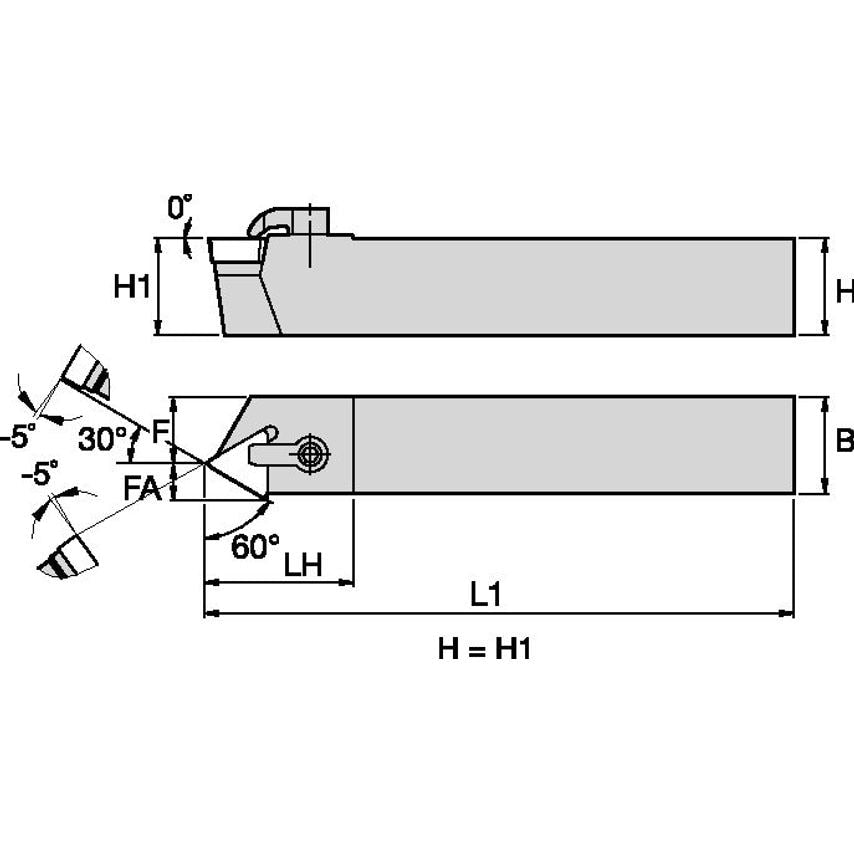 CTEPR854D C Clamping Holder W1.00 L6.00