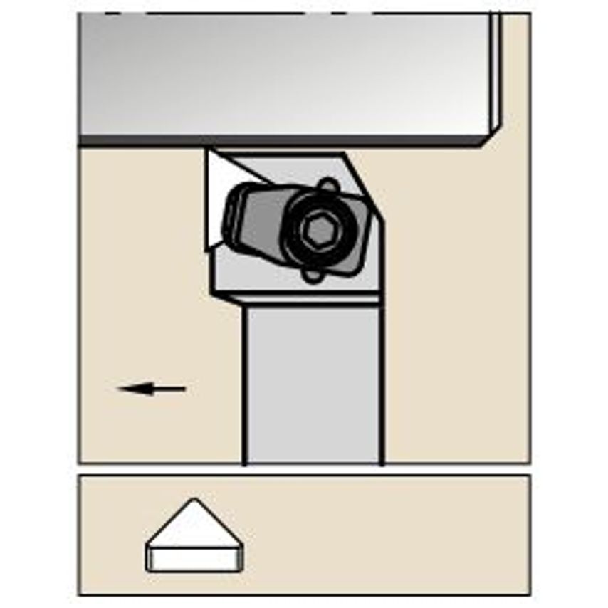 CTGNL2525M16-MN4 C Clamping Holder W25, 0MM L150