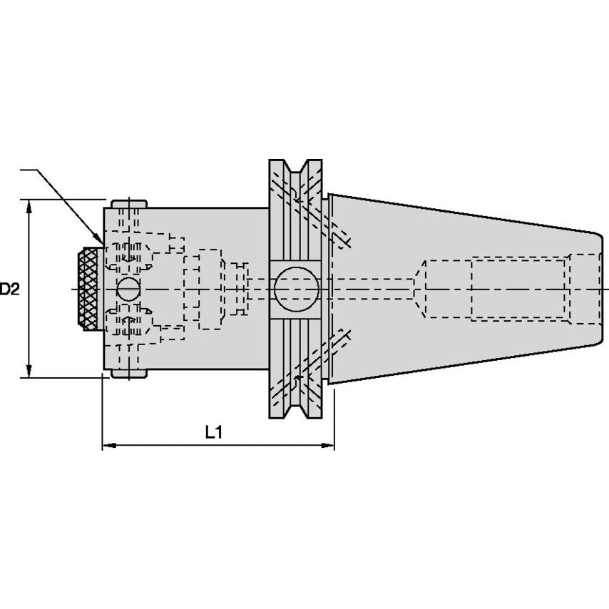 CV40BHSK63295 V Flange Tooling-toolholder AD