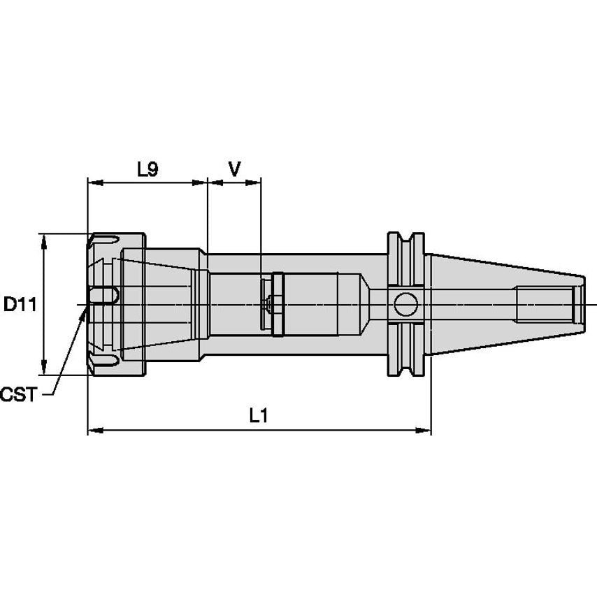 CV40ER16500 16EARLY Receive Collet Chuck - CV40