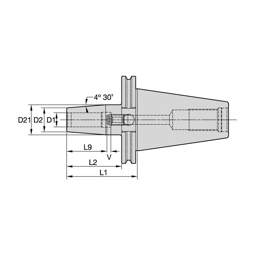 CV40TTGL038315 CV40 TT GL D=3/8" L=3.15''