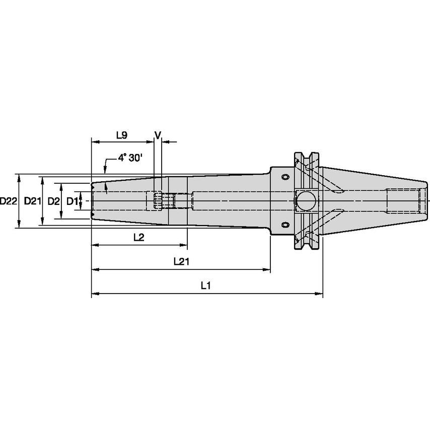CV50BHPVTTHT100400 1 Shrink Fit=hpv High Torque-C