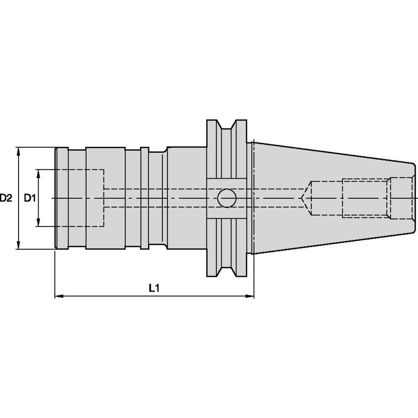 CV50CSTRC1290 Rigid Internal Coolant Tap Chuck