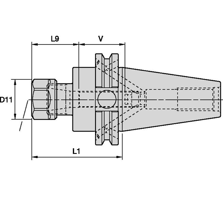 CV50ER40400 CV50 ER 40 Collet Chuck