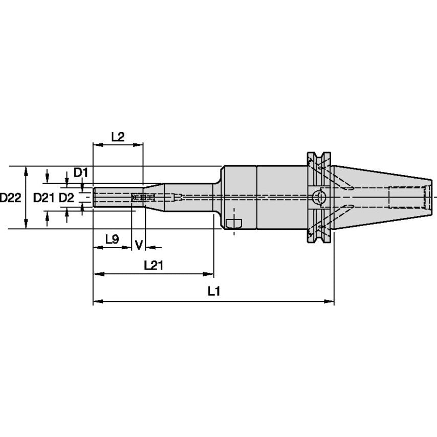 CV50HCSLT025787 CV50 Hydraulic Chuck Slim Line
