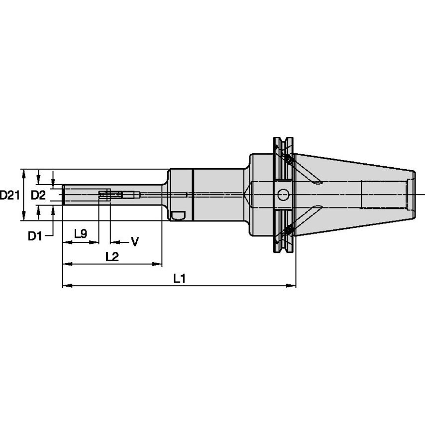 CV50HCSLT10M787 CV50 Hydraulic Chuck Slim Line