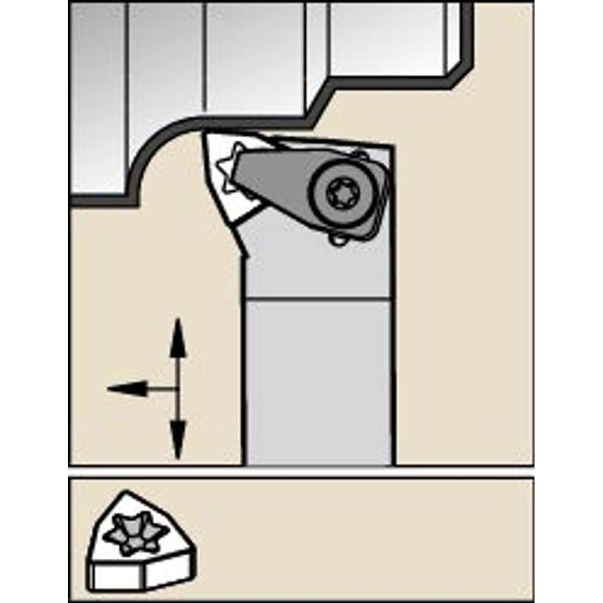 CWLNL2525M08-MX7 N Clamping Holder W25, 0MM L150, 0MM