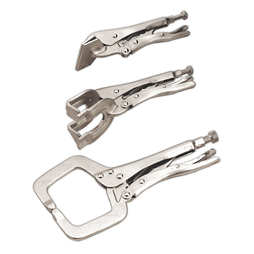 'C' Clamp & Welding Clamp Set 3 Piece