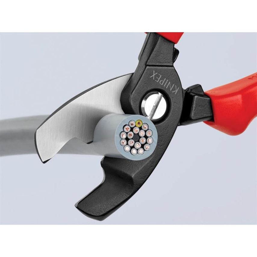Cable Shears with Twin Cutting Edge Multi-Component Grip 200mm KPX9512200