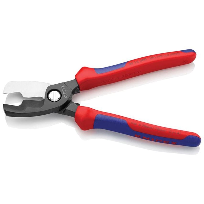 Cable Shears with Twin Cutting Edge Multi-Component Grip 200mm KPX9512200