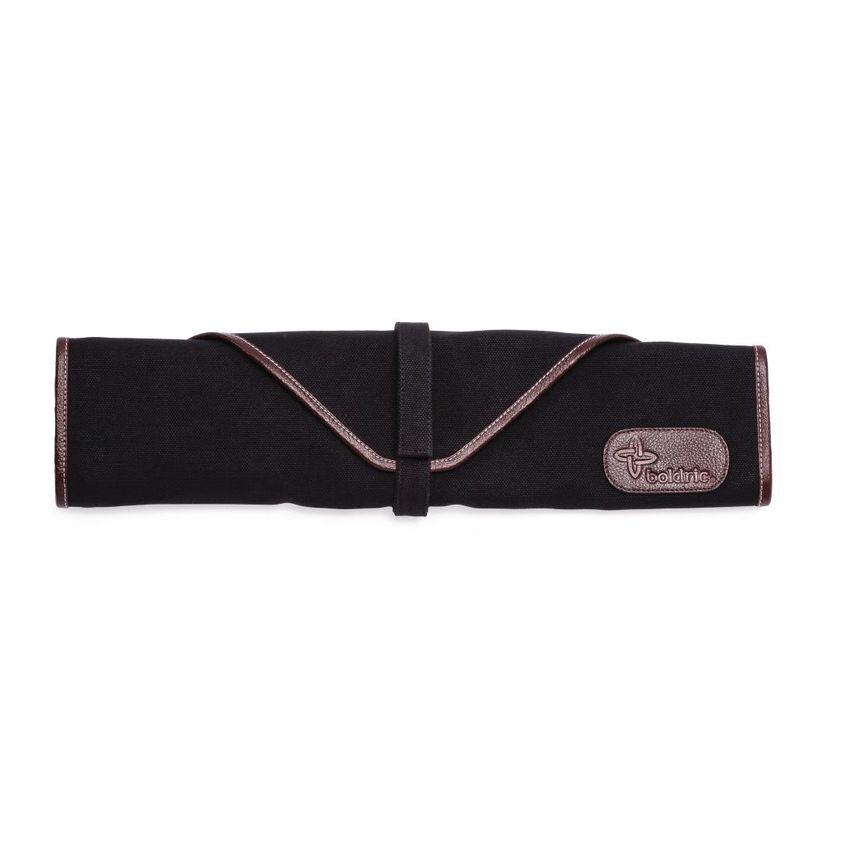 Canvas Knife Bag Black 6 Slots