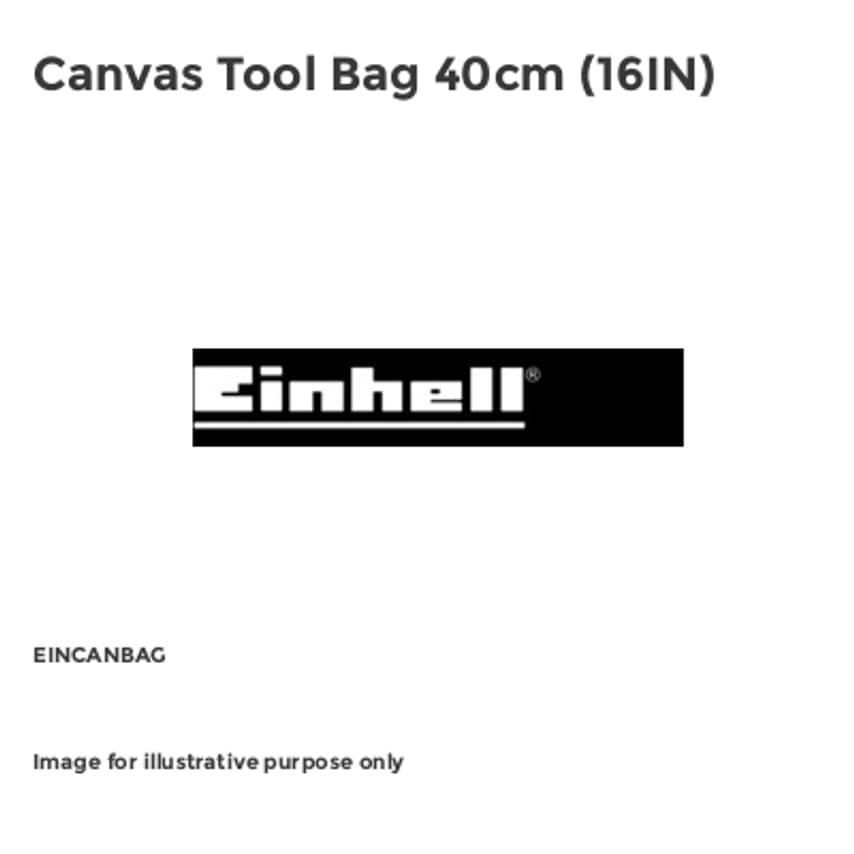 Canvas Tool Bag 40cm (16IN) EINCANBAG