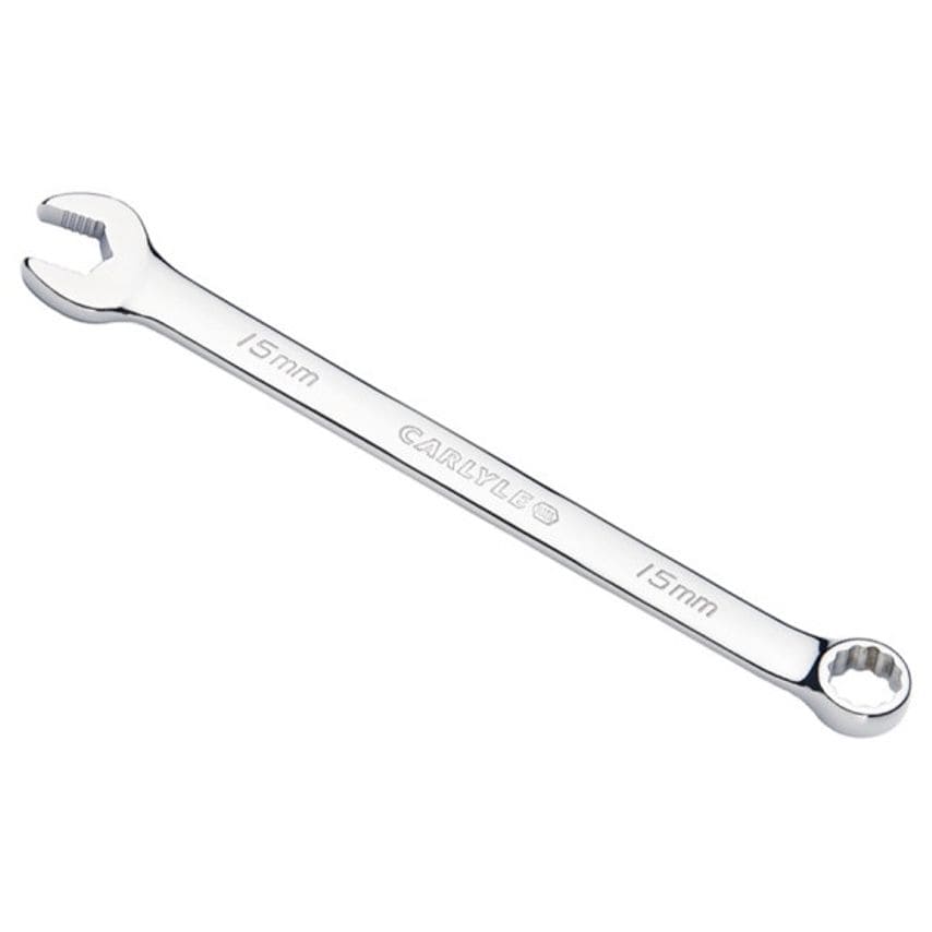 Carlyle Metric 12 Point Long Non-Slip Combination Wrench - 15 mm - CWLNS115M