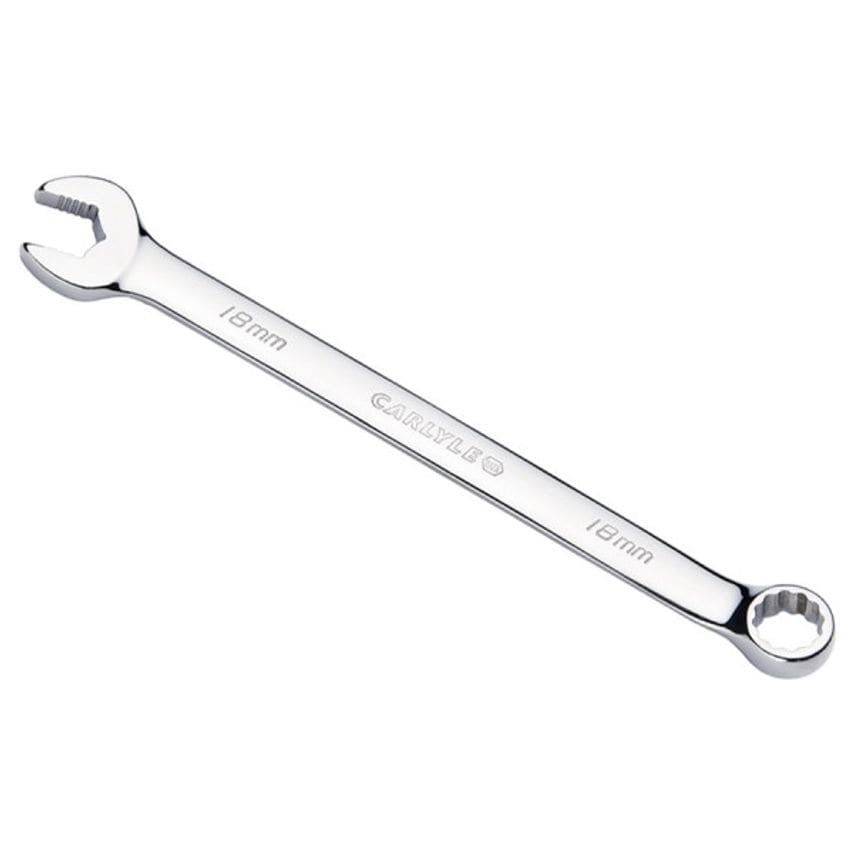 Carlyle Metric 12 Point Long Non-Slip Combination Wrench - 18 mm - CWLNS118M