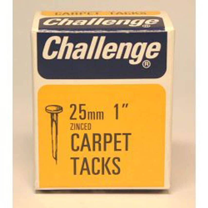 Carpet Tacks - Zinc Plated (Box Pack) 25mm