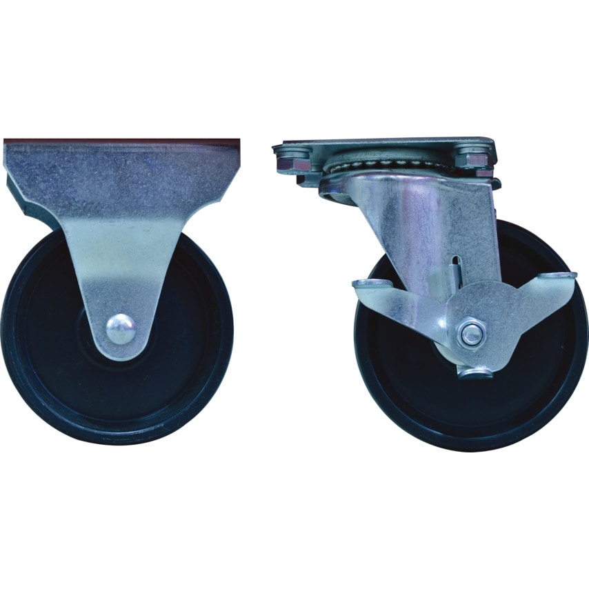 Castors 4 x 1-1/4 PP, 2 x Fix, 2 x Swiv Braked: Senator 27"