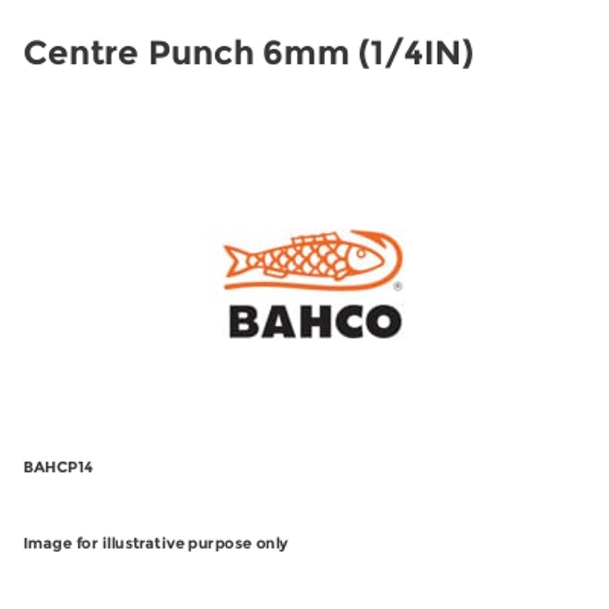 Centre Punch 6mm (1/4IN)