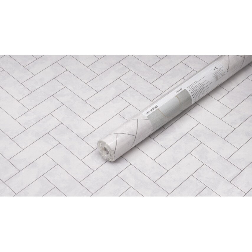 Ceramics 3D Wallpaper Metallic Chevron