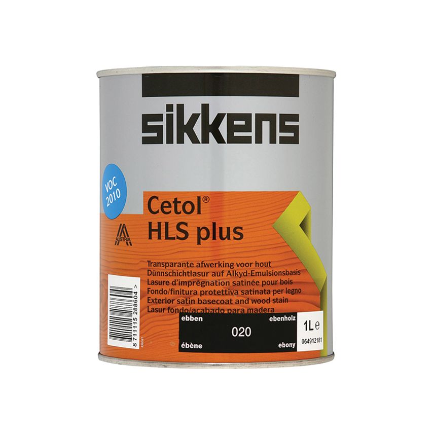 Cetol HLS Plus Translucent Woodstain Ebony 1 litre SIKCHLSPE1L