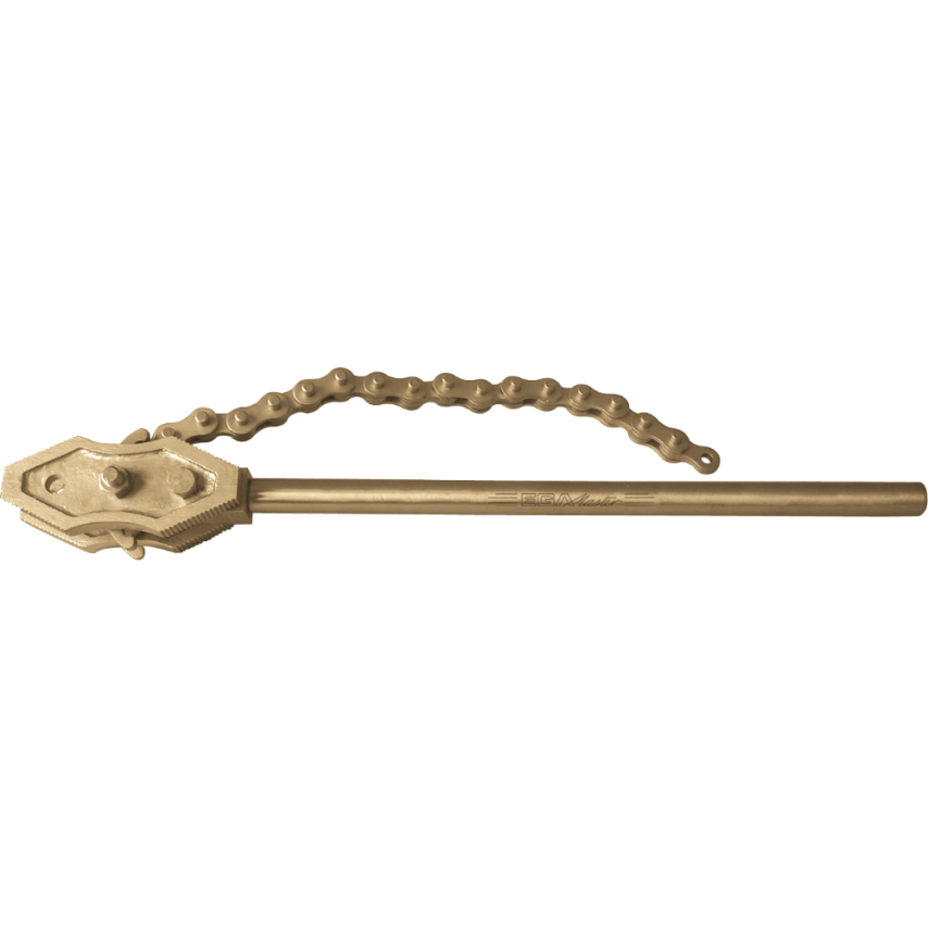 Chain Pipe Wrench 600mm 6" Non Sparking Cu-Be