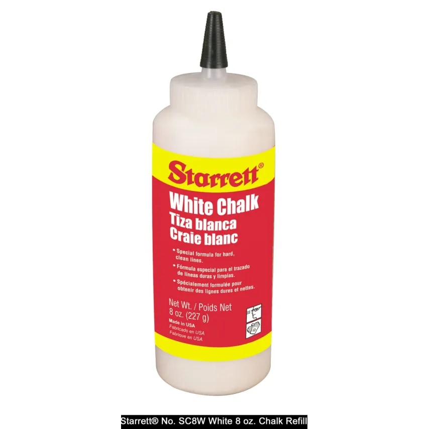 Chalk Refill No-spill Cap 230G White
